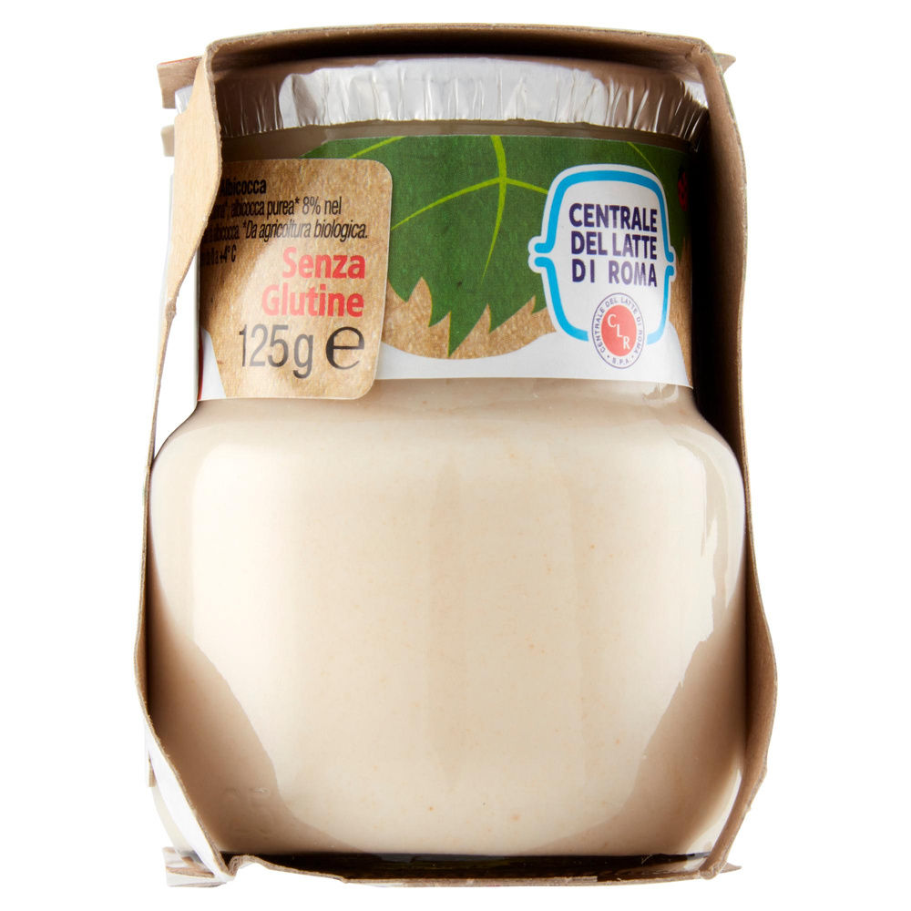 YOGURT BIO INTERO ALBICOCCA CENTRALE DEL LATTE DI ROMA 2X125 G - 4