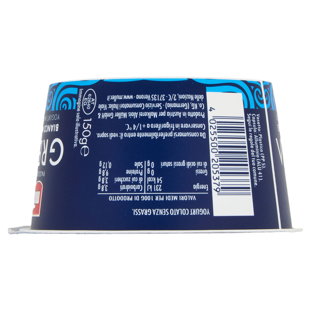 PASSIONE ALLA GRECA 0% BIANCO NATURALE MULLER G 150 - 3