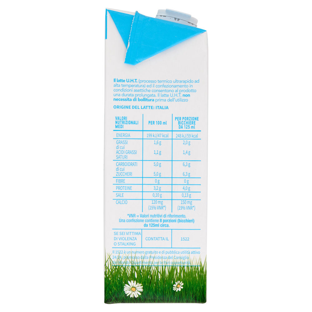 LATTE UHT PS 100% ITALIANO COOP L 1 - 8