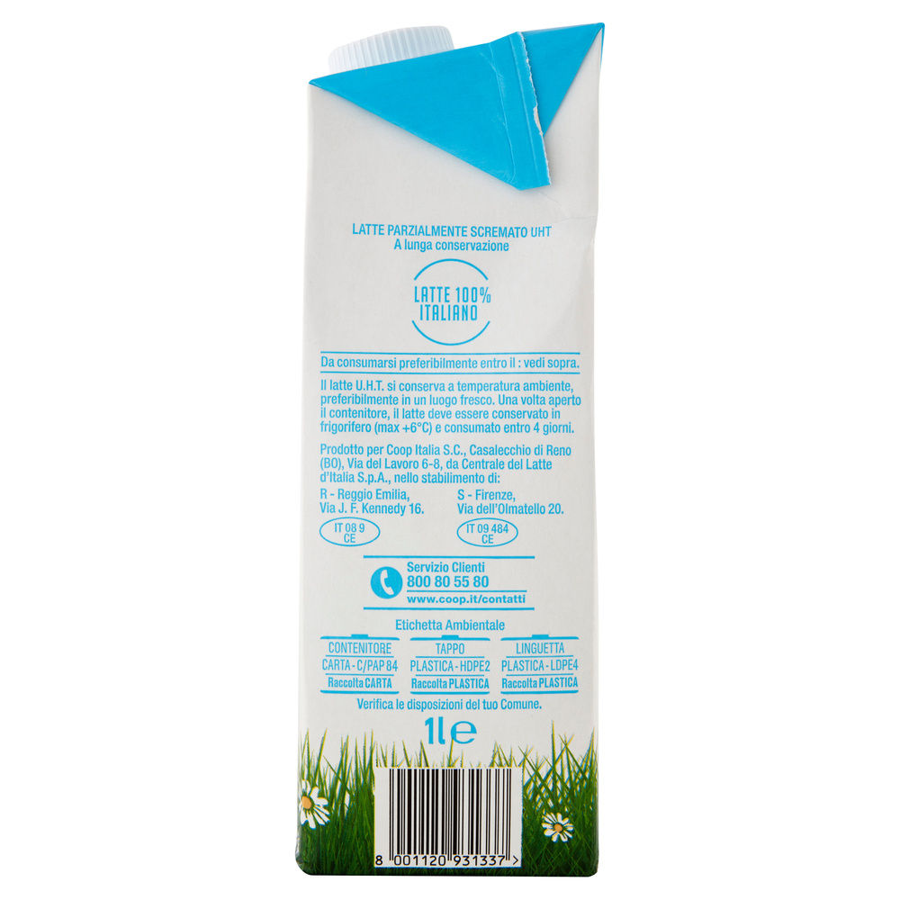LATTE UHT PS 100% ITALIANO COOP L 1 - 16