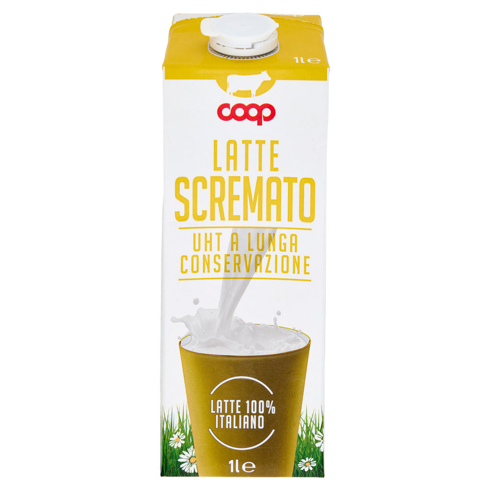 LATTE UHT SCREMATO 100% ITALIANO COOP L 1 - 7