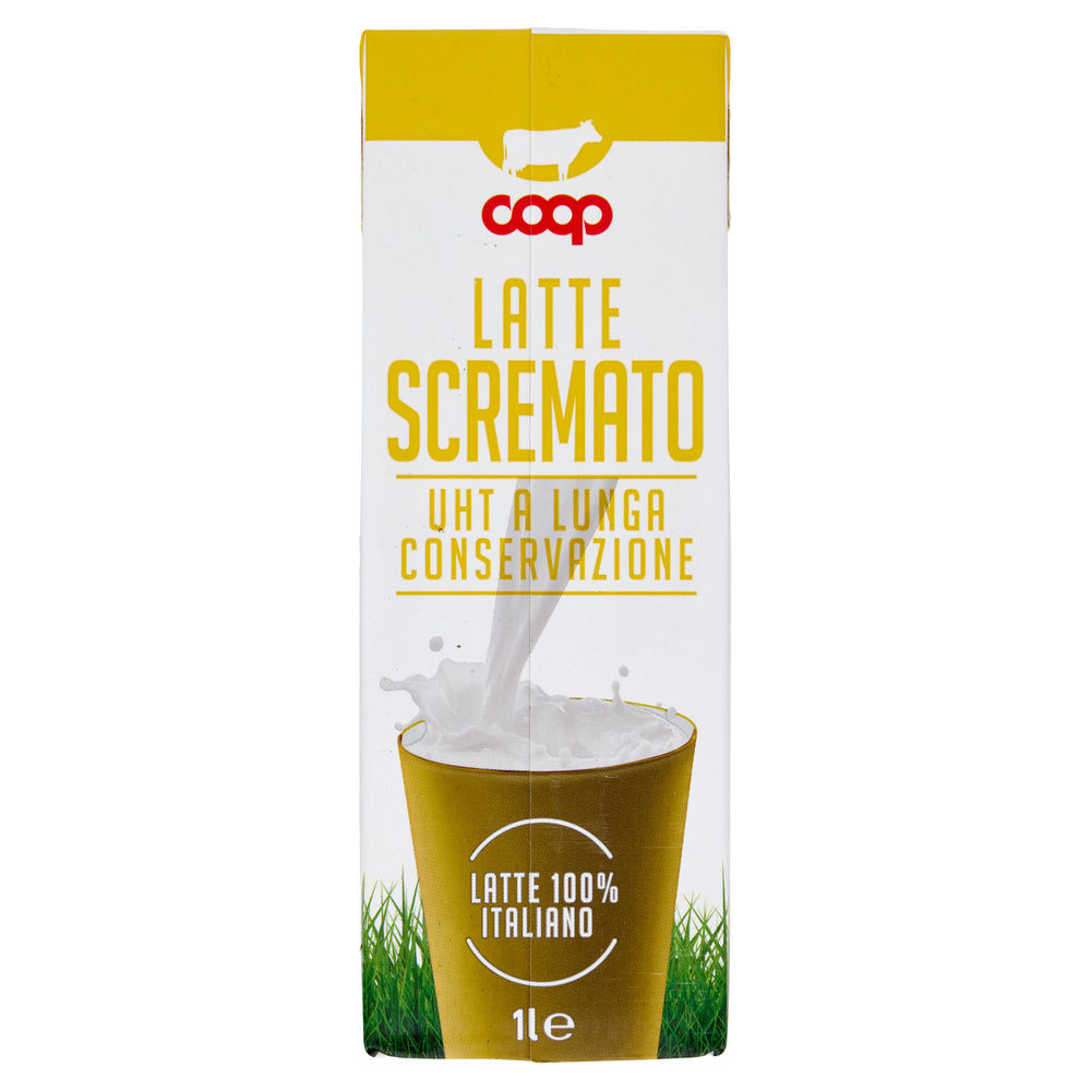 LATTE UHT SCREMATO 100% ITALIANO COOP L 1 - 5