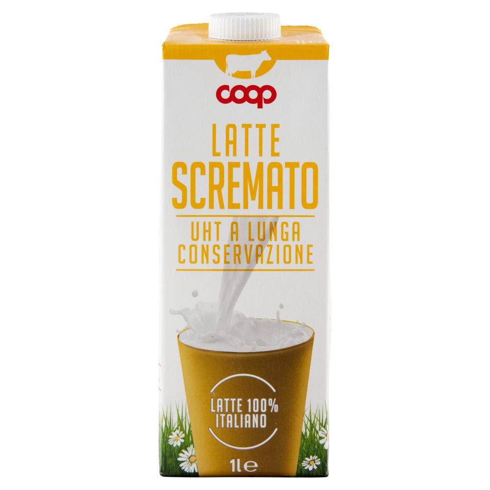 LATTE UHT SCREMATO 100% ITALIANO COOP L 1 - 27