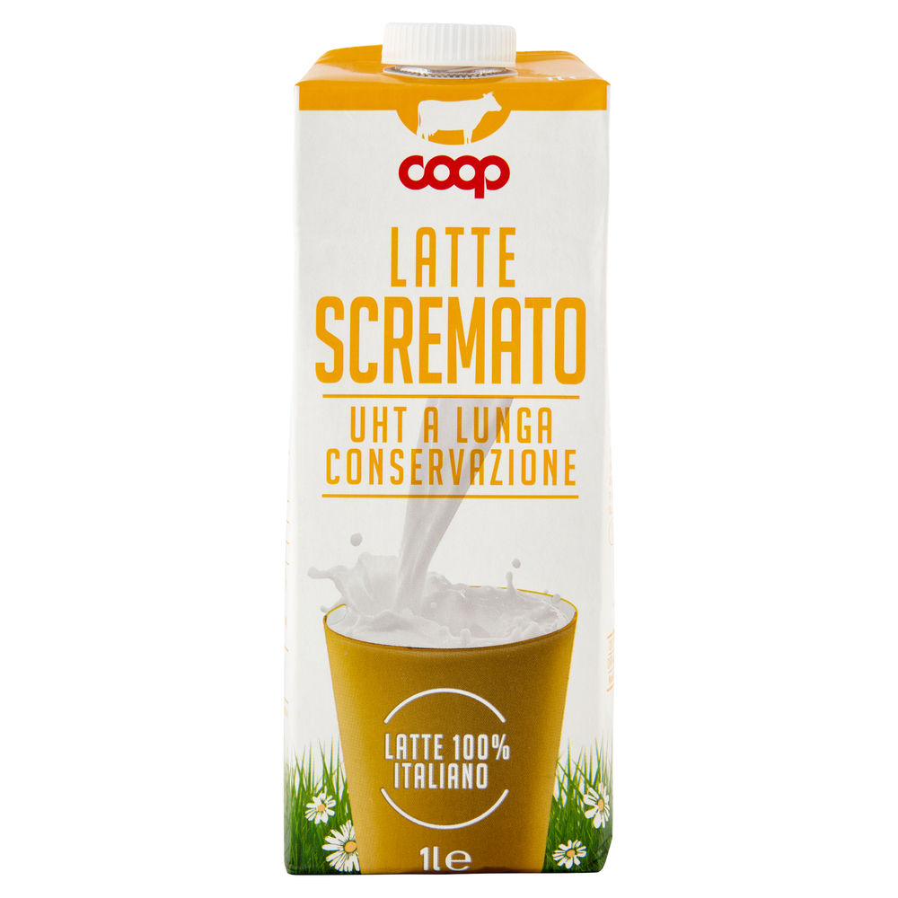 LATTE UHT SCREMATO 100% ITALIANO COOP L 1 - 1