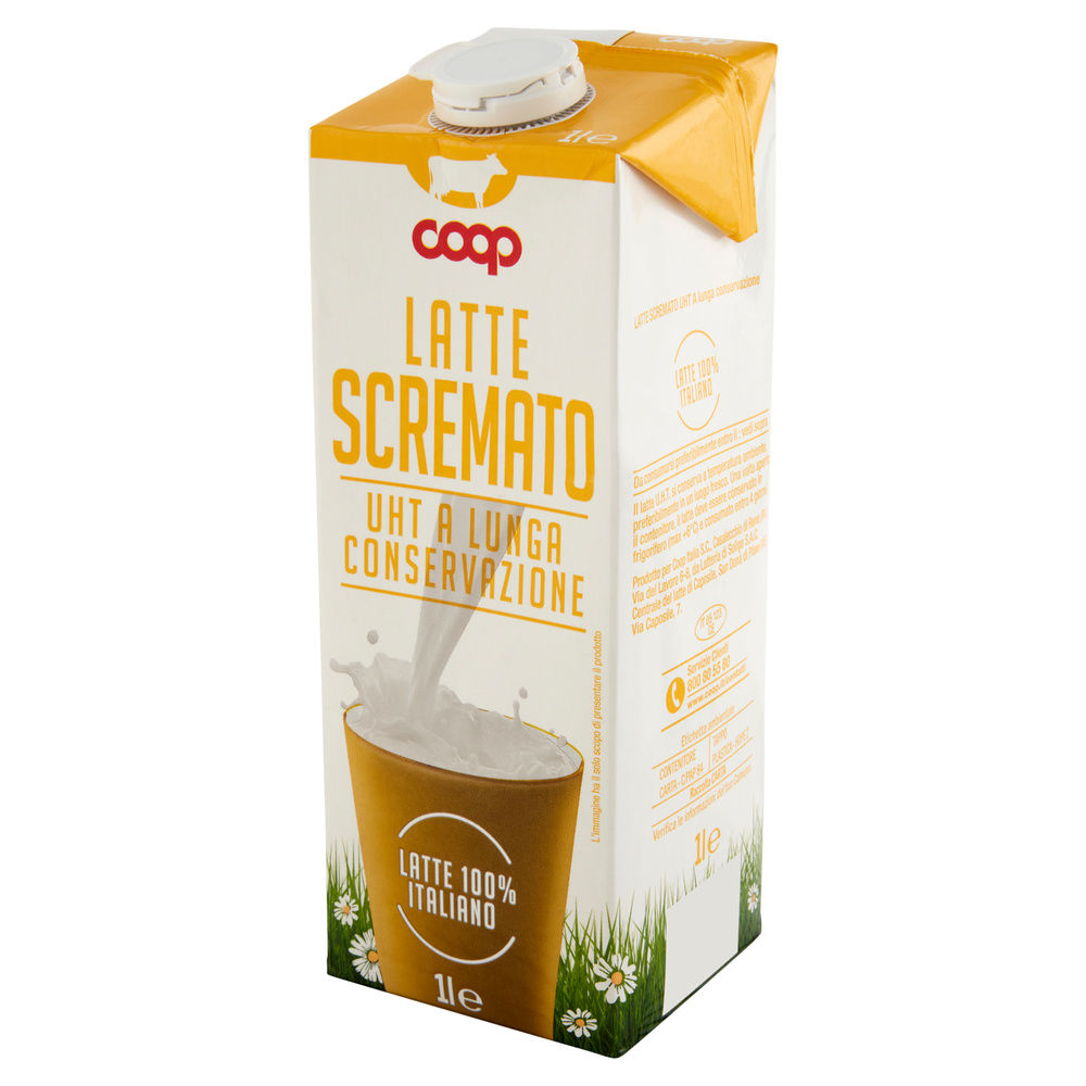LATTE UHT SCREMATO 100% ITALIANO COOP L 1 - 35
