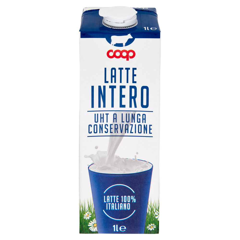 LATTE UHT INTERO 100% ITALIANO COOP L 1 - 8
