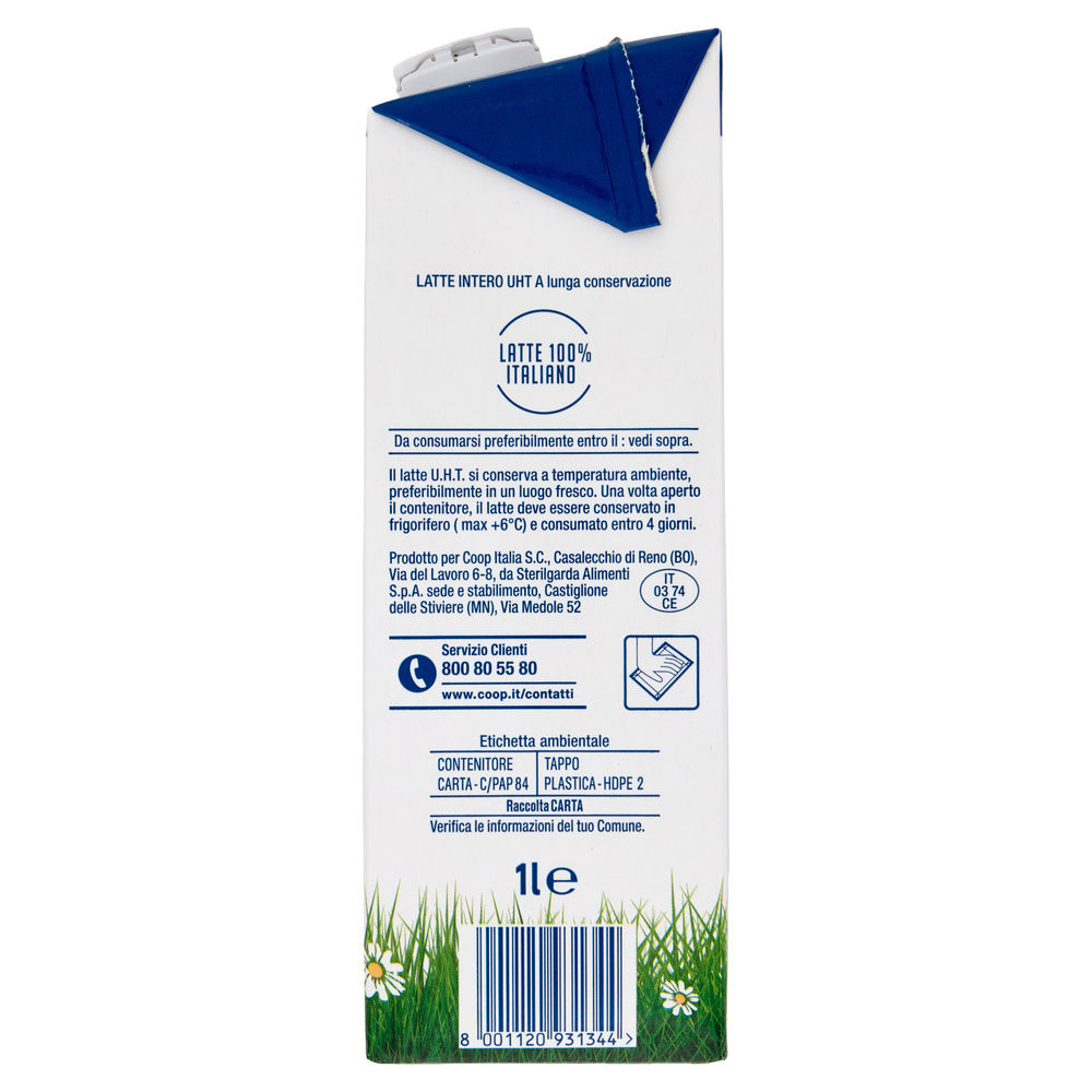 LATTE UHT INTERO 100% ITALIANO COOP L 1 - 11