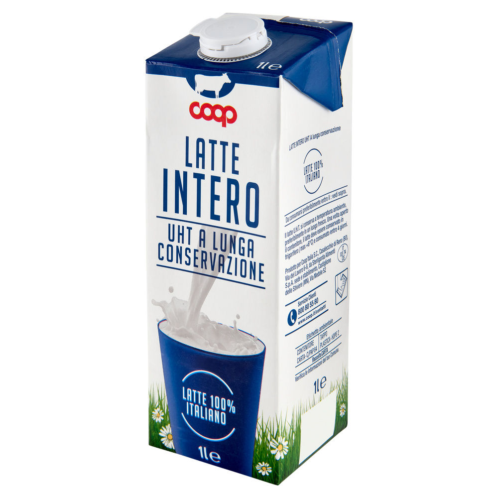LATTE UHT INTERO 100% ITALIANO COOP L 1 - 20