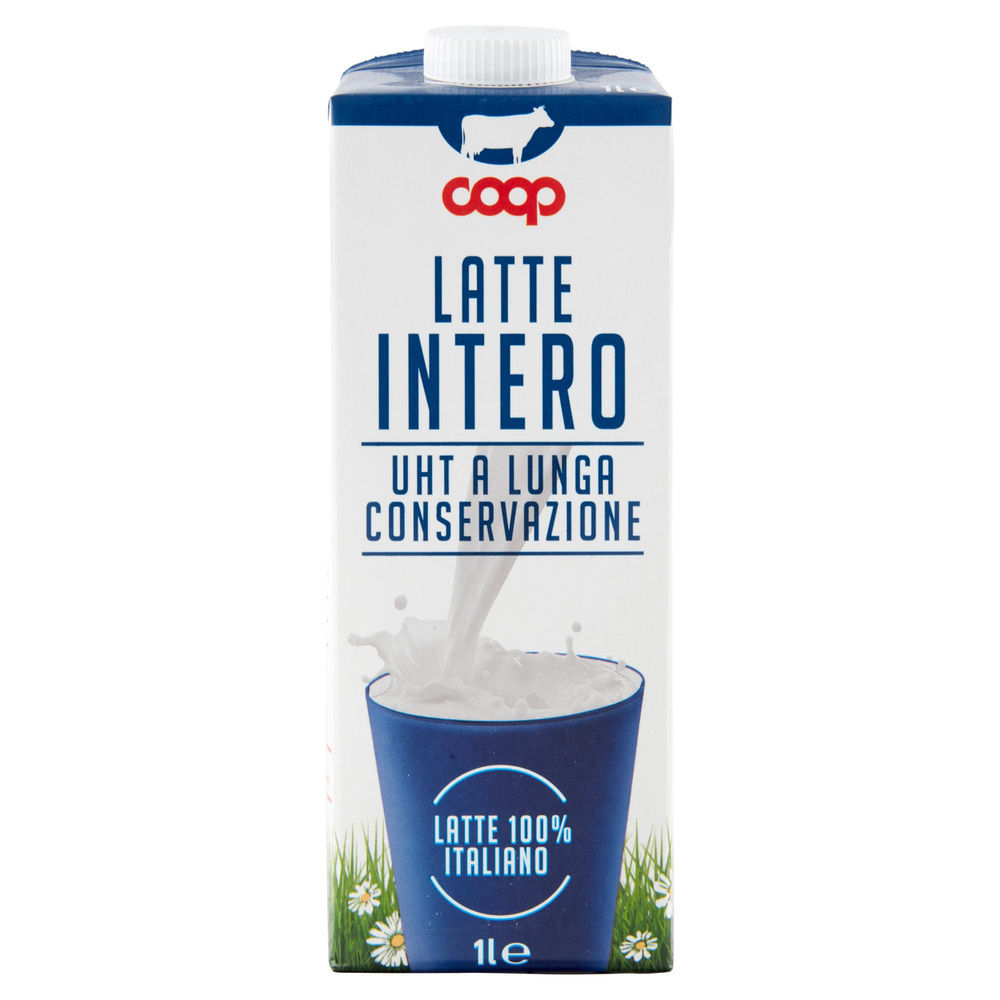 LATTE UHT INTERO 100% ITALIANO COOP L 1 - 25