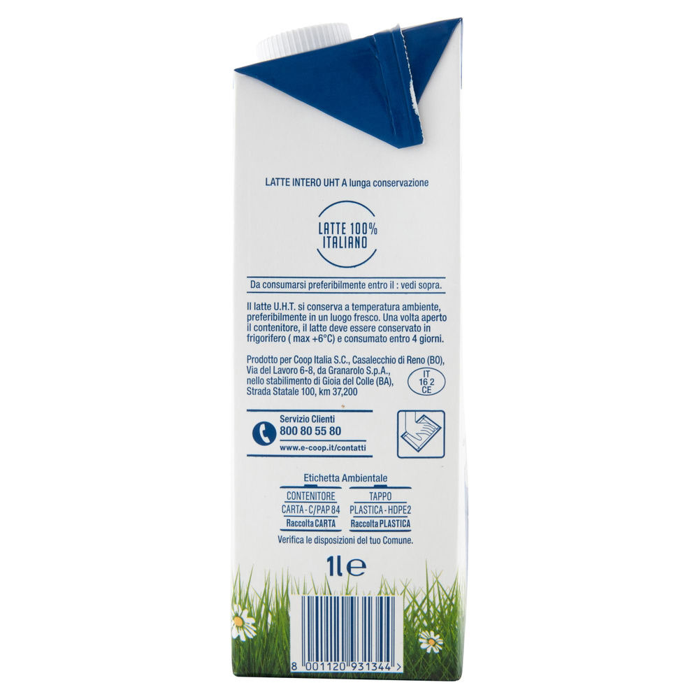 LATTE UHT INTERO 100% ITALIANO COOP L 1 - 26
