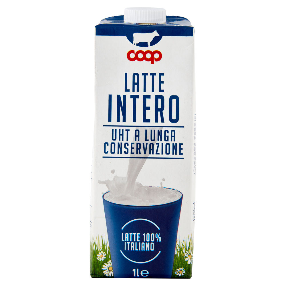 LATTE UHT INTERO 100% ITALIANO COOP L 1 - 18