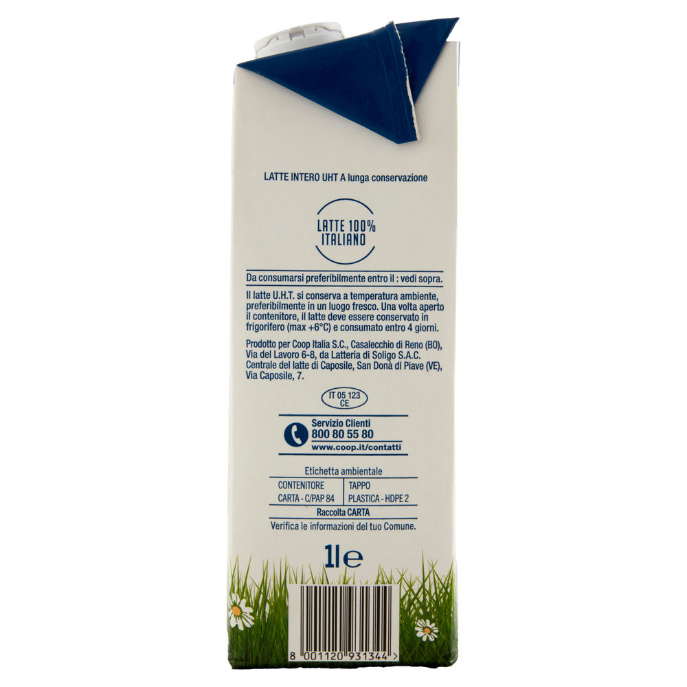 LATTE UHT INTERO 100% ITALIANO COOP L 1 - 32