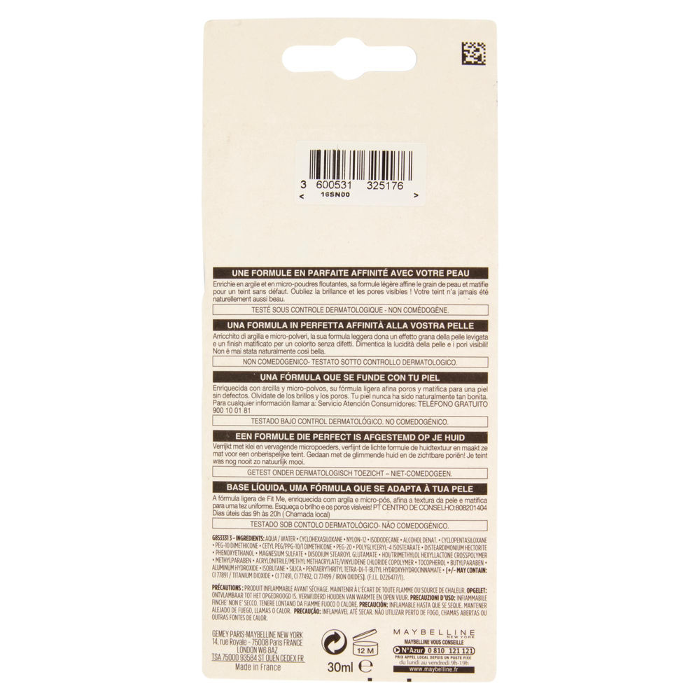 FONDOTINTA MATTE BLITLOC 130 BUFF BEIGE FIT ME PZ. 1 - 1