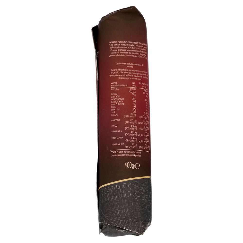 PARMIGIANO REGGIANO DOP 30 MESI  FIOR FIORE COOP GR 400 PF - 10