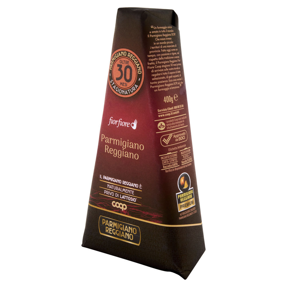 PARMIGIANO REGGIANO DOP 30 MESI  FIOR FIORE COOP GR 400 PF - 14