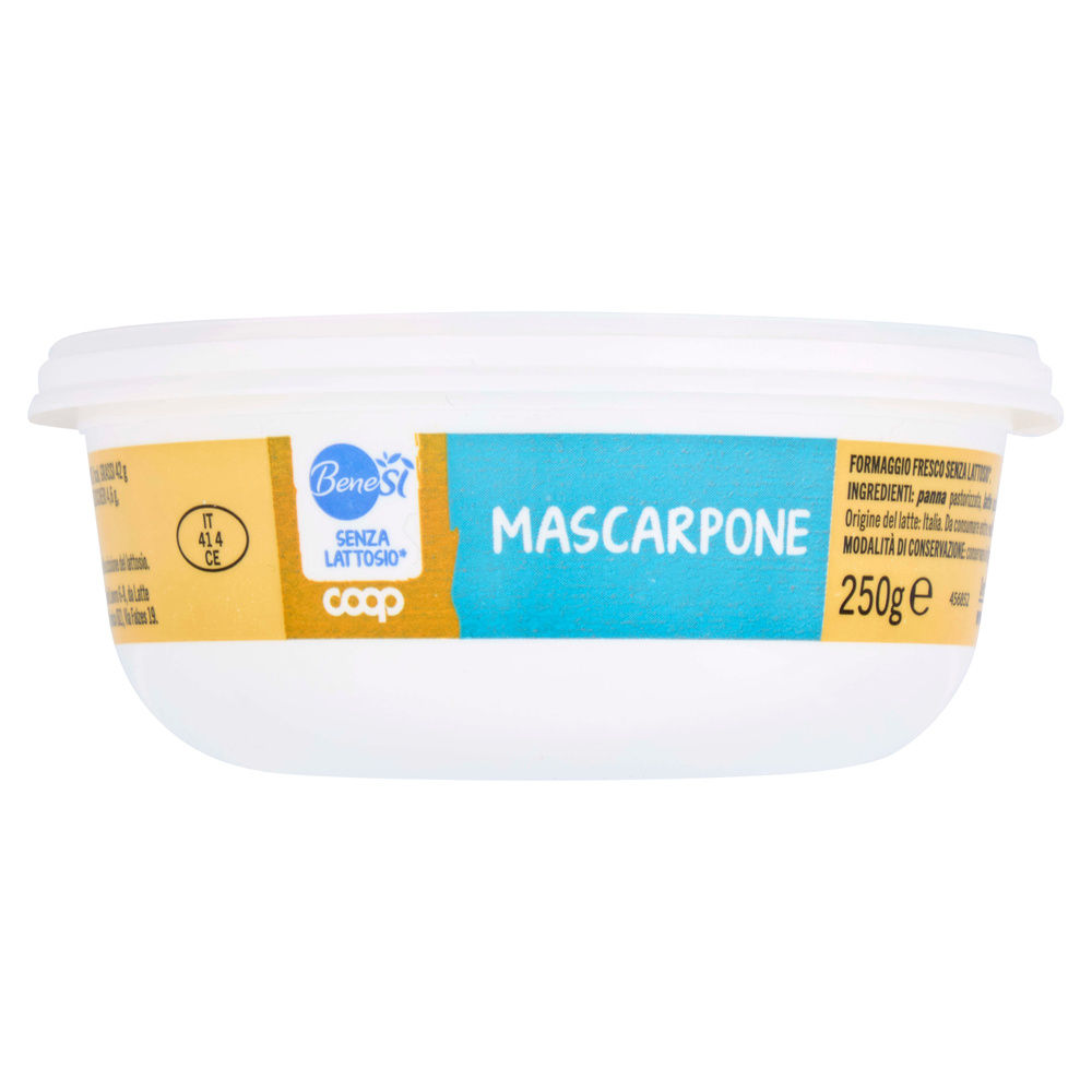 MASCARPONE SENZA LATTOSIO BENE SÌ COOP G 250 - 7