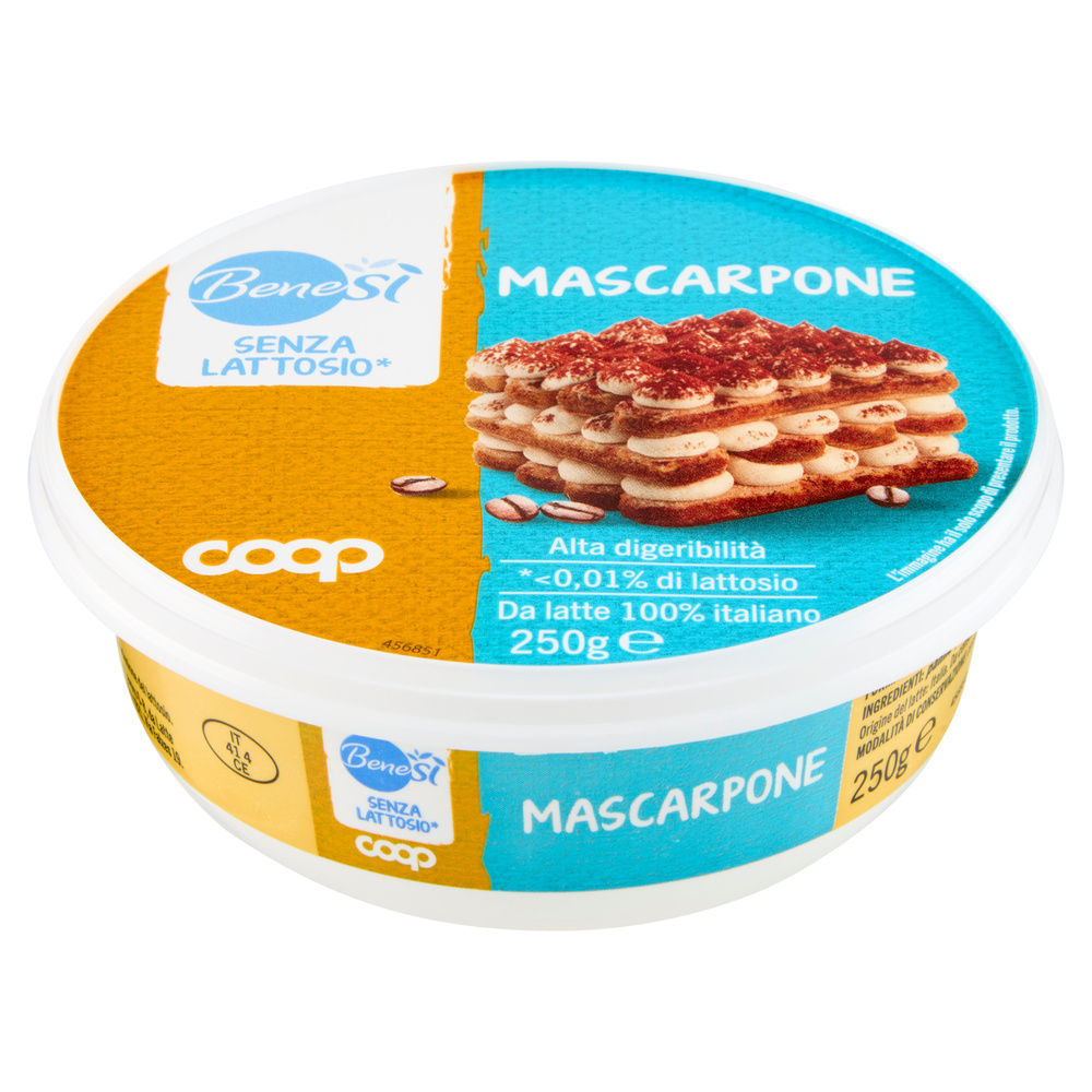 MASCARPONE SENZA LATTOSIO BENE SÌ COOP G 250 - 6