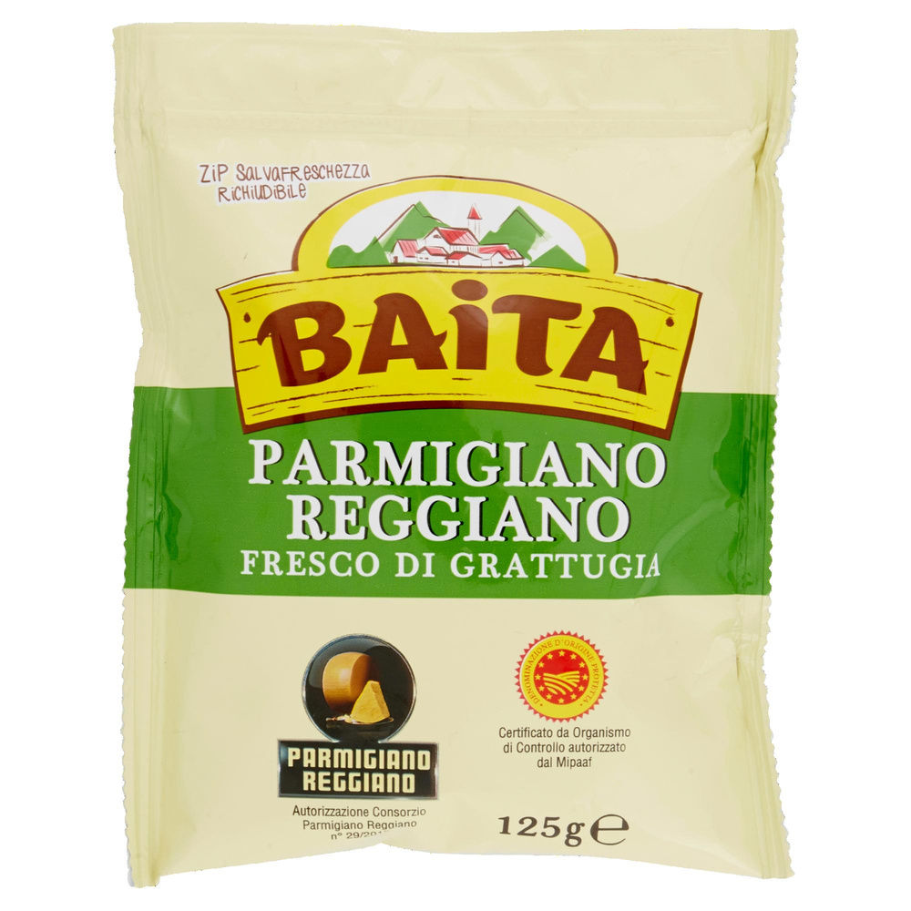 PARMIGIANO REGGIANO DOP GRATTUGIATO BAITA 125G - 2