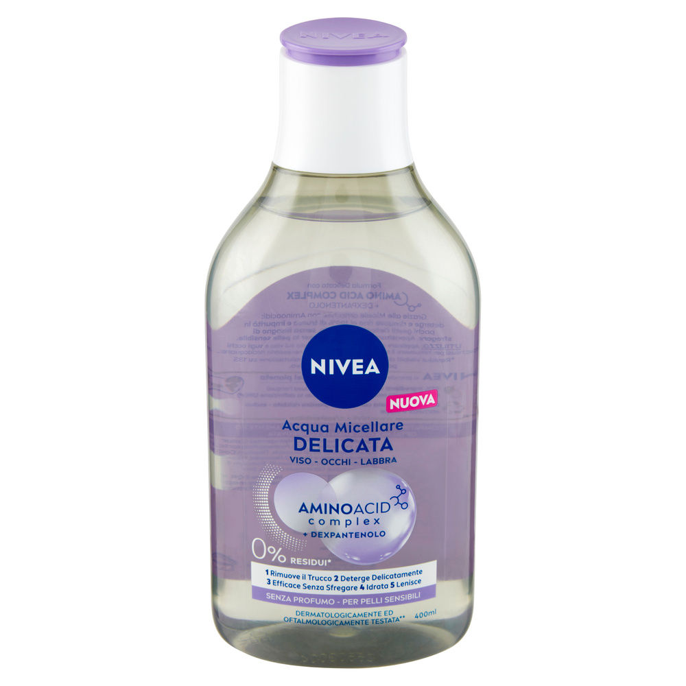 ACQUA MICELLARE PELLI SENSIBILI NIVEA ML 400 - 3