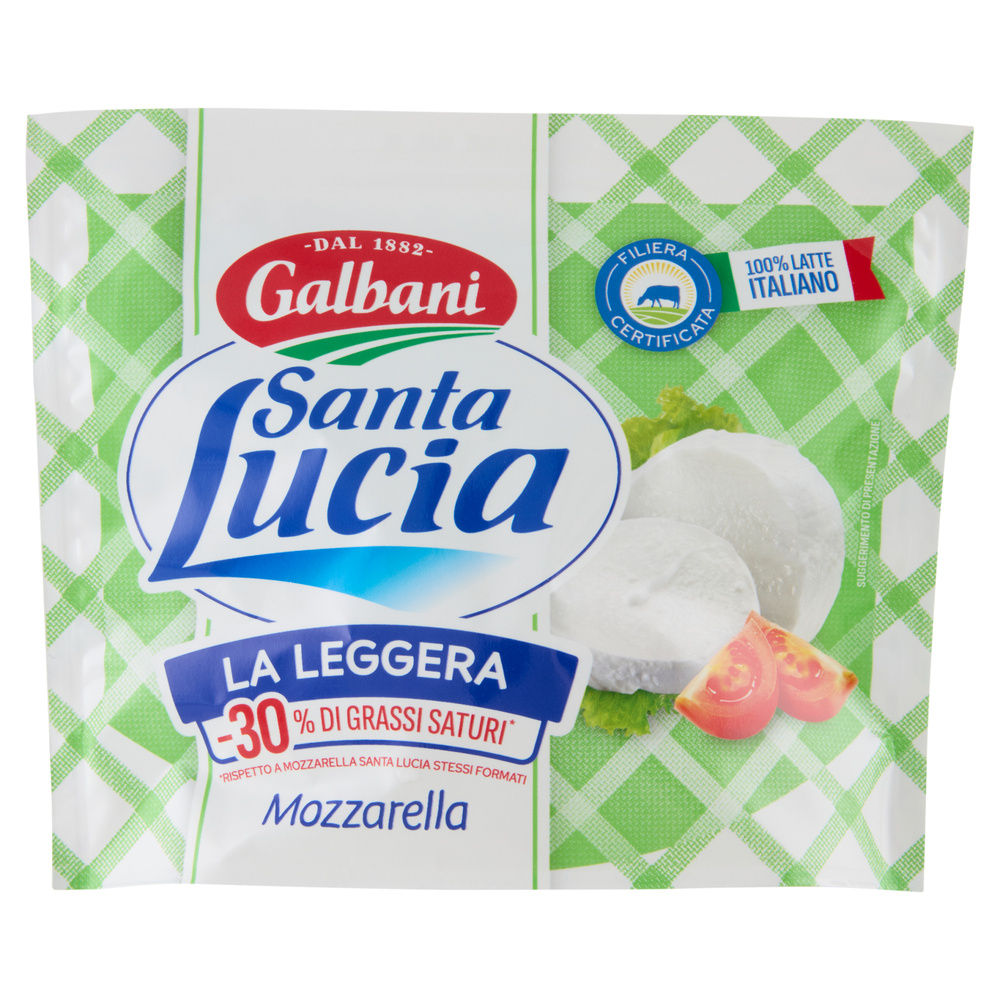 MOZZARELLA S.LUCIA LIGHT GALBANI BUSTA 210 G SGOCC. 125 G OS - 0