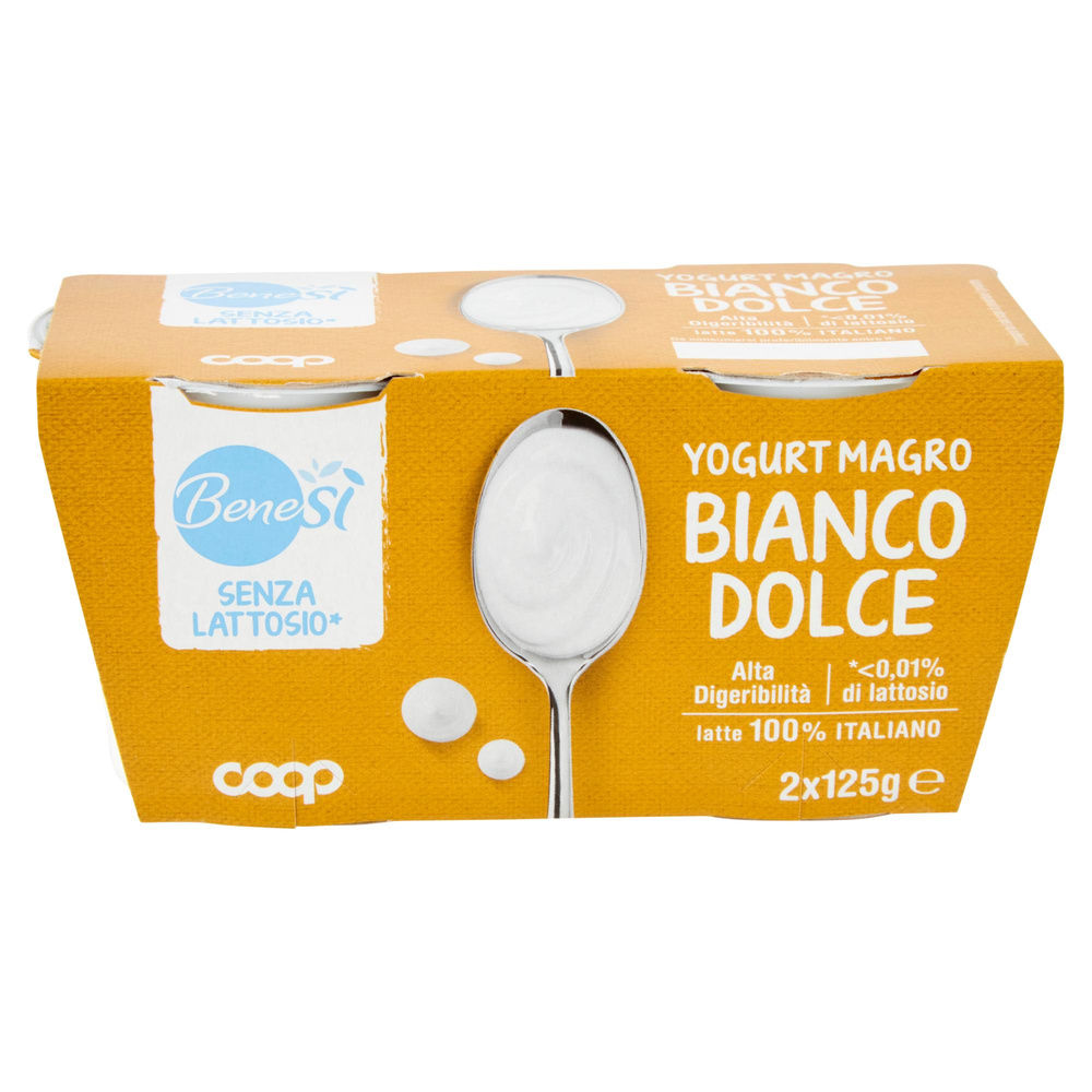YOGURT DELATTOSATO BENE SI COOP BIANCO DOLCE G 125X2 - 7