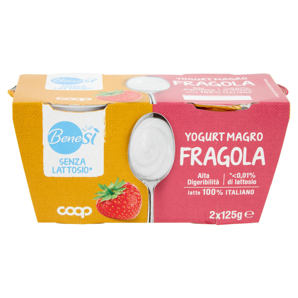 YOGURT DELATTOSATO BENE SI' COOP FRAGOLA G 125X2 - 2