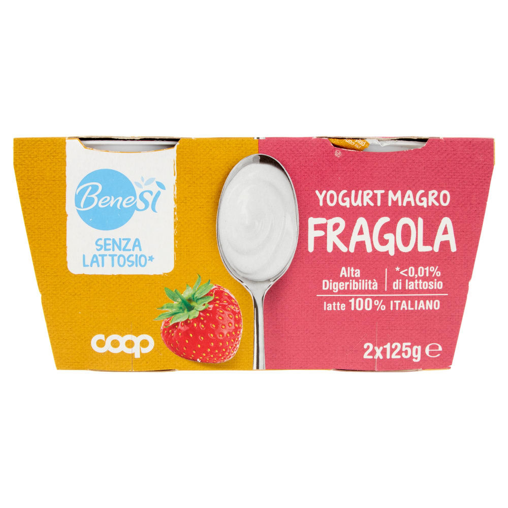 YOGURT DELATTOSATO BENE SI' COOP FRAGOLA G 125X2 - 3