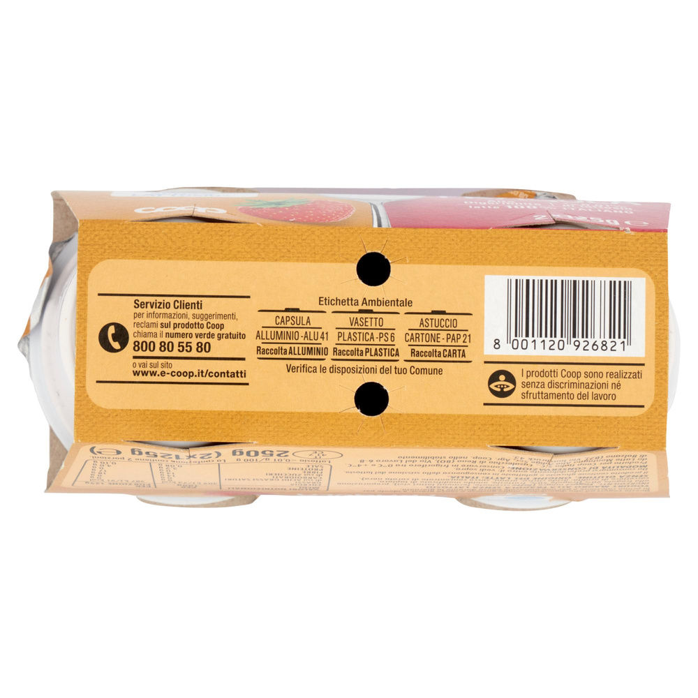 YOGURT DELATTOSATO BENE SI' COOP FRAGOLA G 125X2 - 6