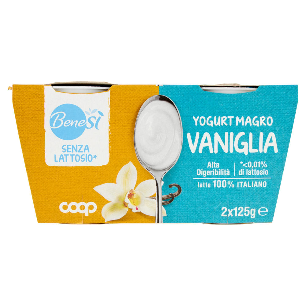 YOGURT DELATTOSATO BENE SI' COOP VANIGLIA G 125X2 - 0