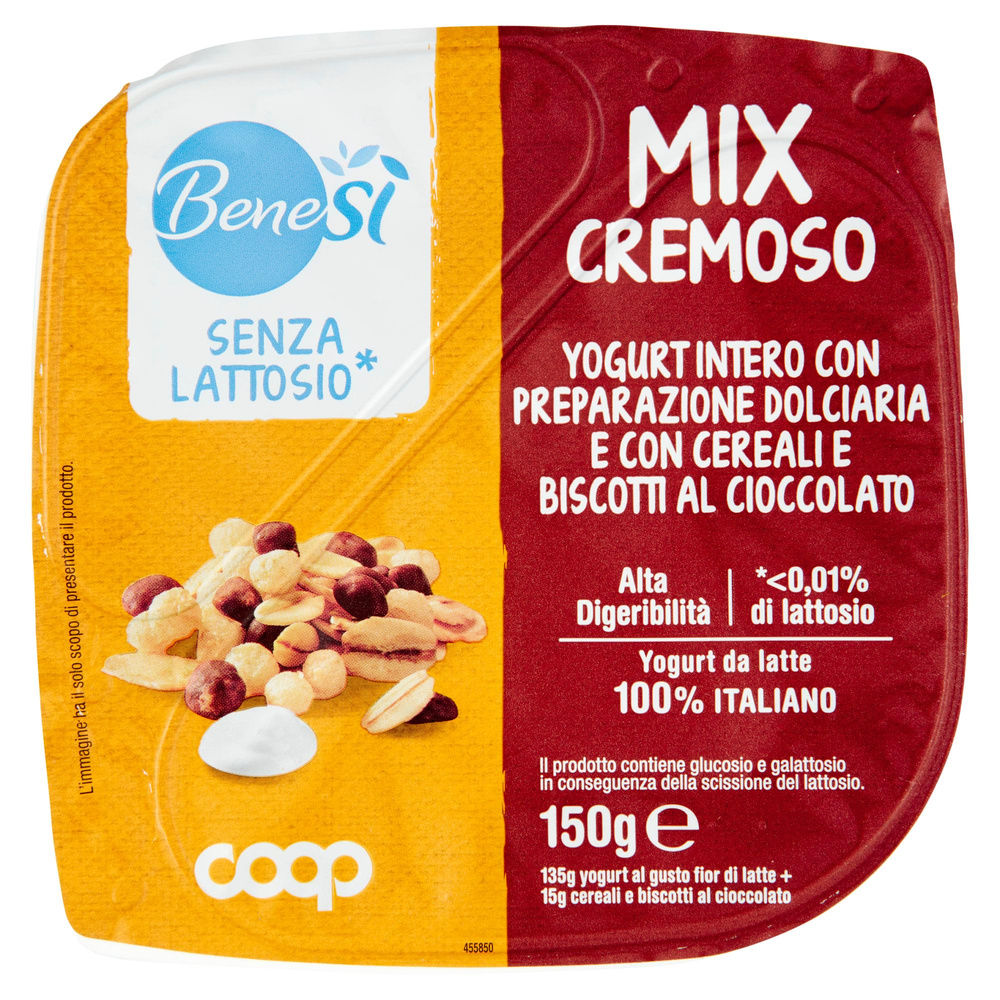 YOGURT DELATTOSATO BICOMPARTO BENE SI' COOP CEREALI E BISCOTTI G 150 - 7