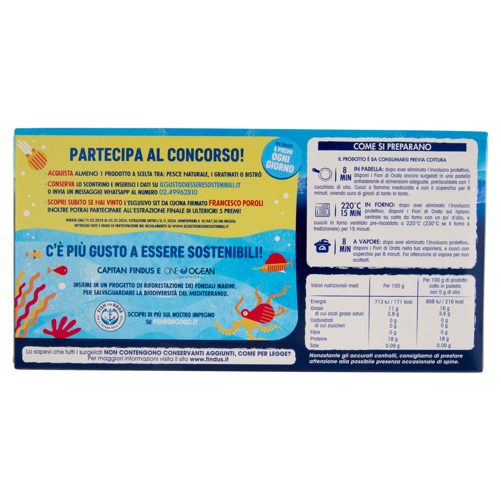 FIORI DI ORATA CAPITAN FINDUS SCATOLA G 200 - 3
