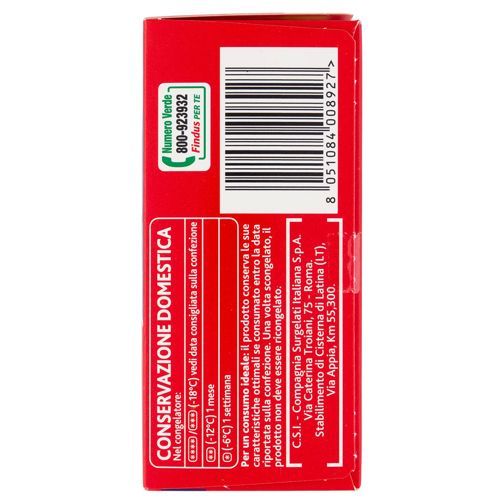 SOFFICINI POMODORO E MOZZARELLA SENZA LATTOSIO FINDUS 4 PZ SCATOLA G 250 - 4
