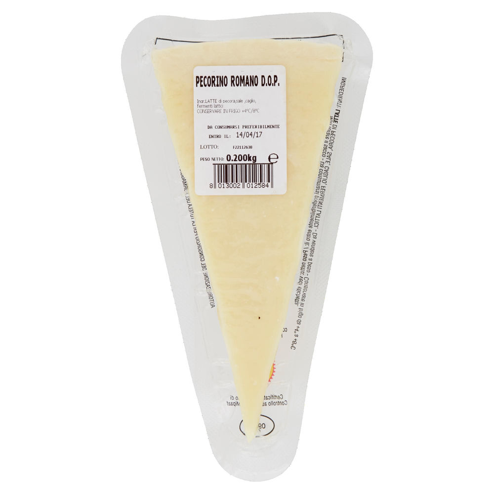 PECORINO ROMANO DOP BRONZETTO SARDA FORMAGGI G 200 - 1