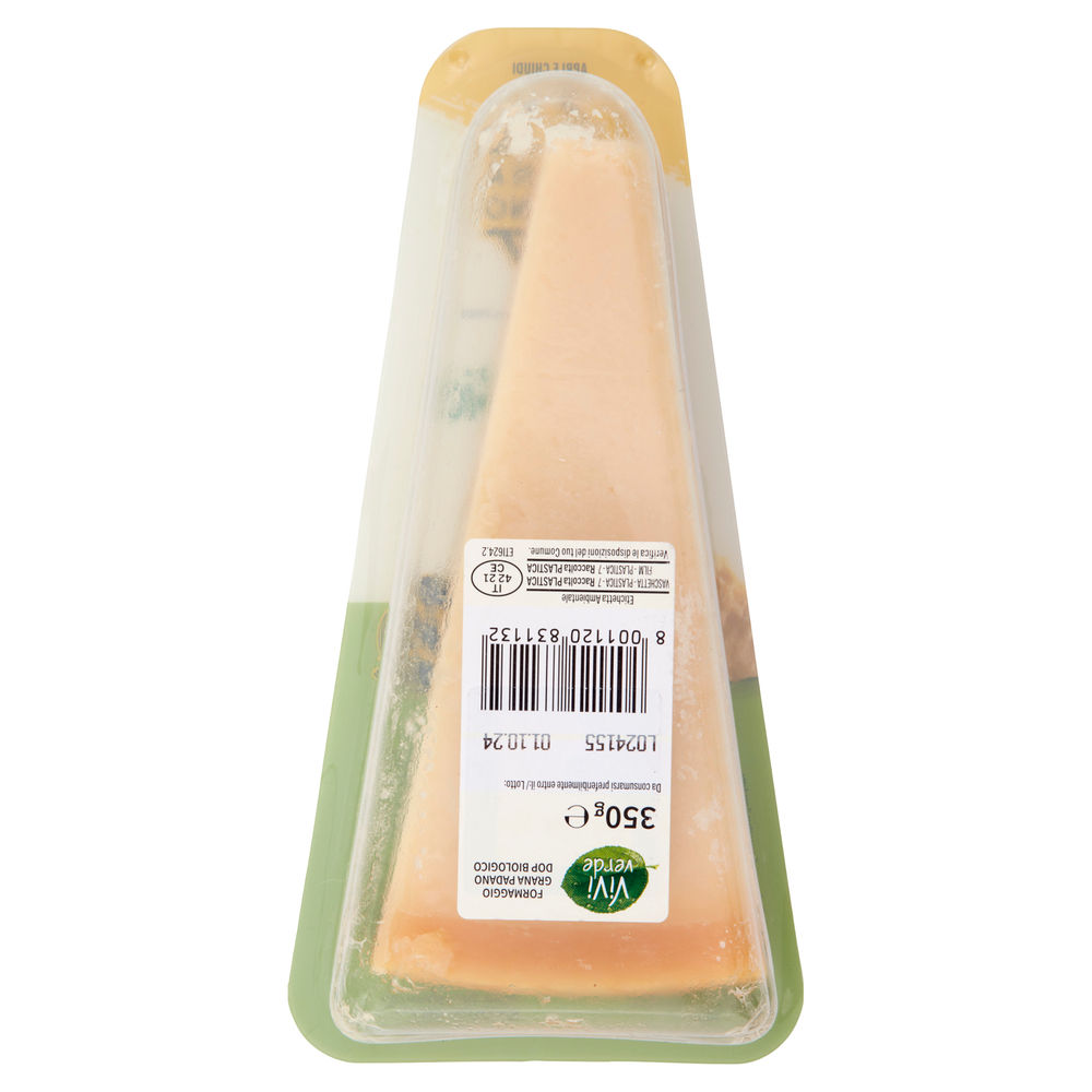 GRANA PADANO DOP BIOLOGICO COOP VIVIVERDE TRANCIO G 350 - 1