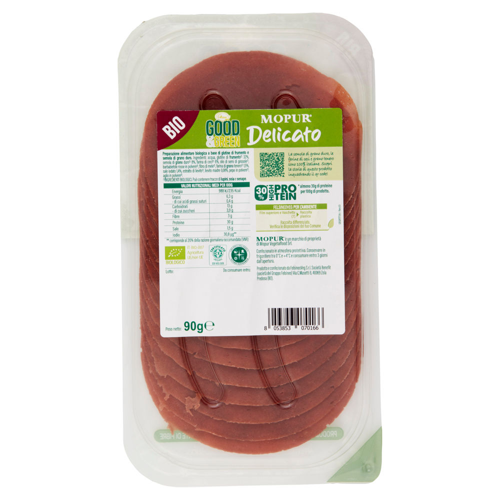 GOOD&GREEN MOPUR DELICATO VEGHIAMO 90G FELSINEO VEG - 1