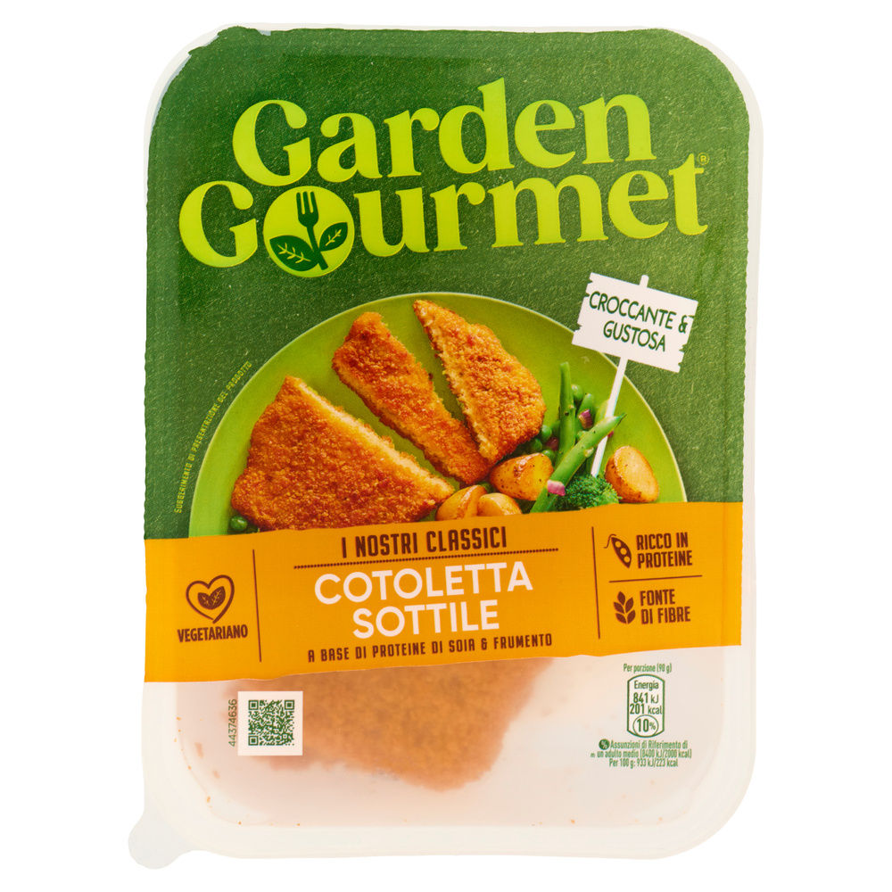COTOLETTA SOTTILE DI SOIA E FRUMENTO GARDEN GOURMET G 180 - 2