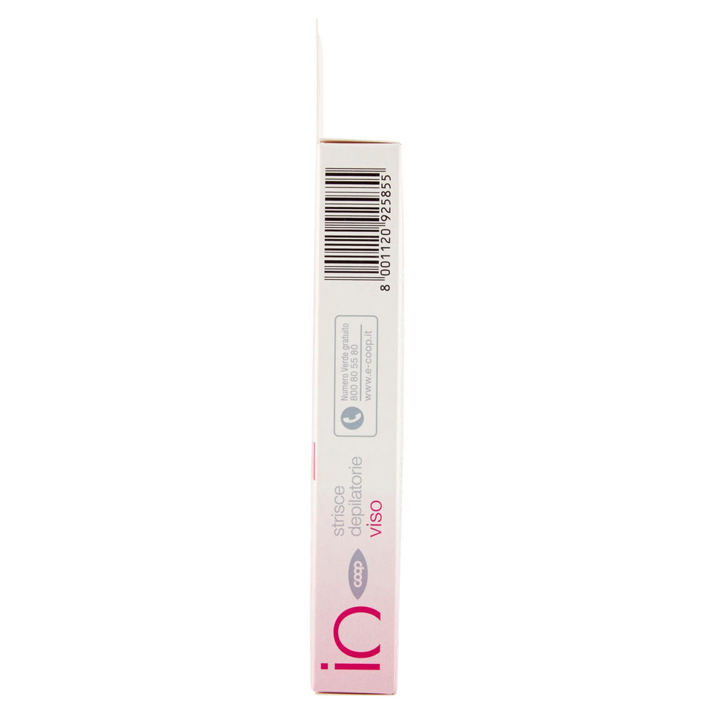 STRISCE DEPILATORIE VISO IO COOP 20 PZ + 4 SALVIETTE POST-EPILAZIONE - 15