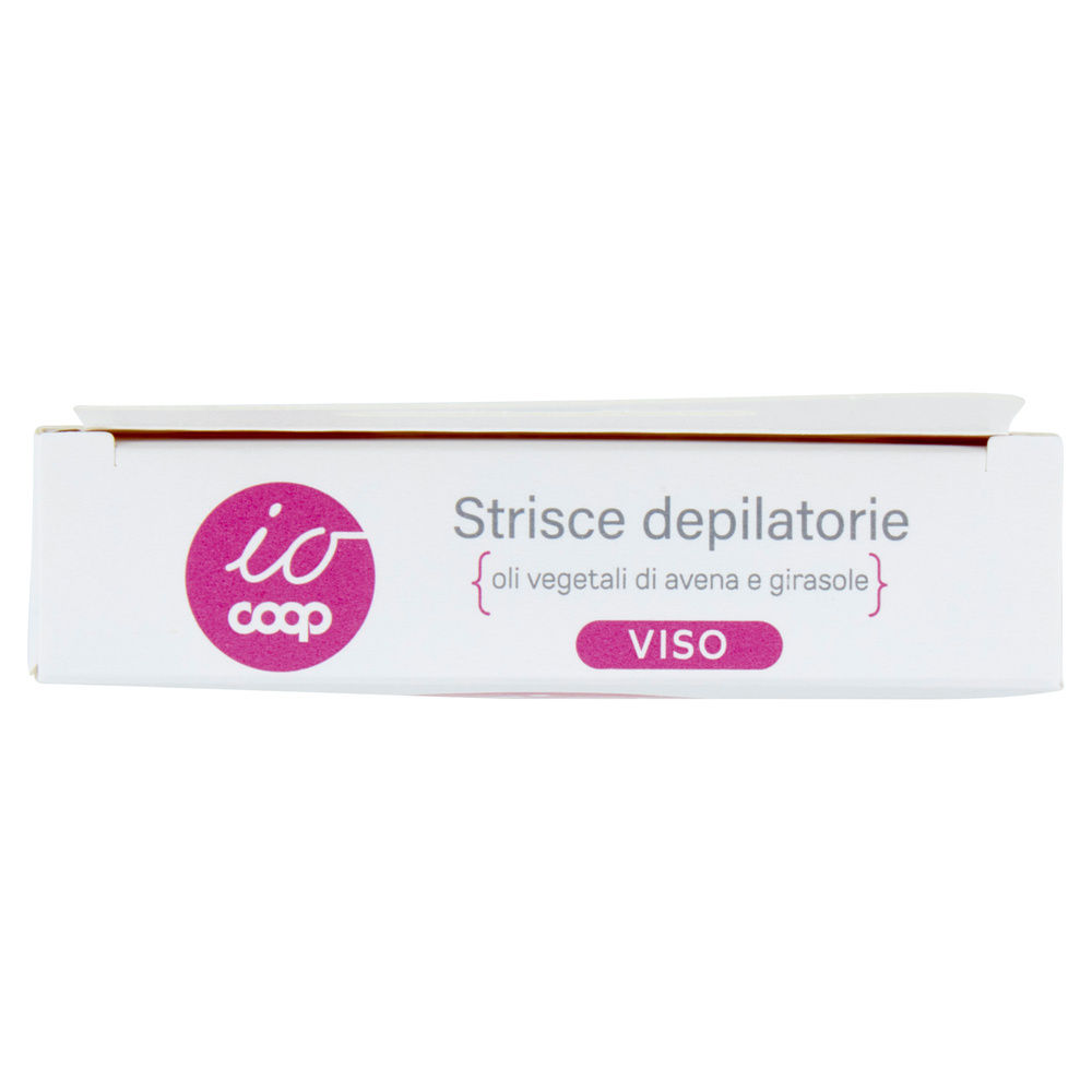 STRISCE DEPILATORIE VISO IO COOP 20 PZ + 4 SALVIETTE POST-EPILAZIONE - 6