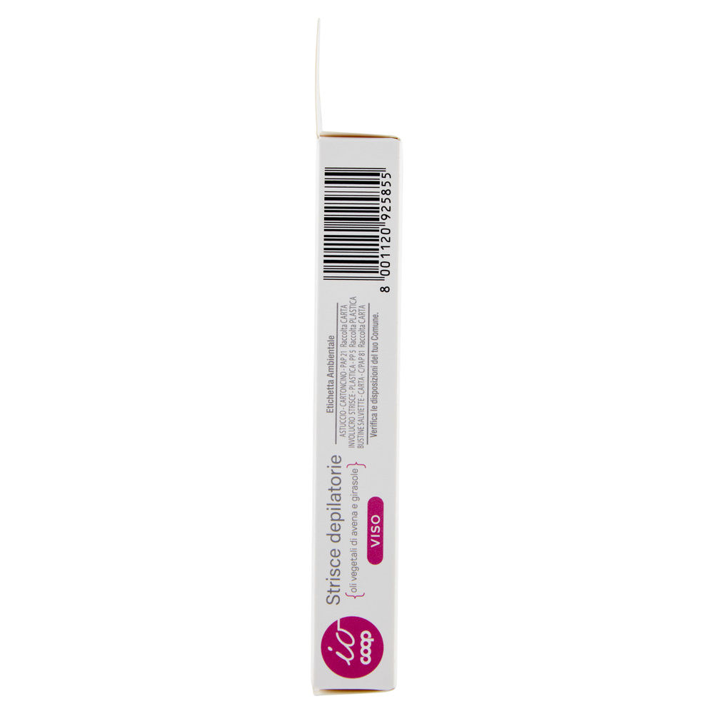 STRISCE DEPILATORIE VISO IO COOP 20 PZ + 4 SALVIETTE POST-EPILAZIONE - 26