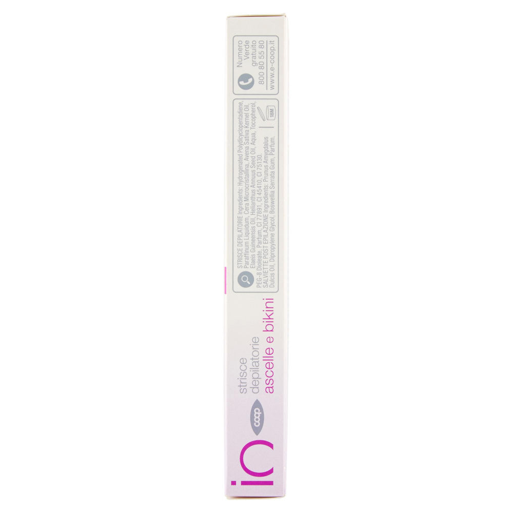 STRISCE DEPILATORIE ASCELLE E BIKINI IO COOP 20 PZ + 4 SALVIETTE POST-EPILAZIONE - 15