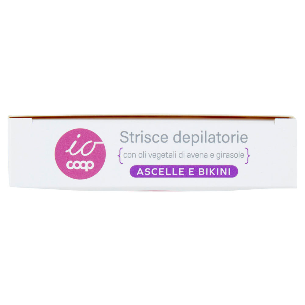 STRISCE DEPILATORIE ASCELLE E BIKINI IO COOP 20 PZ + 4 SALVIETTE POST-EPILAZIONE - 5