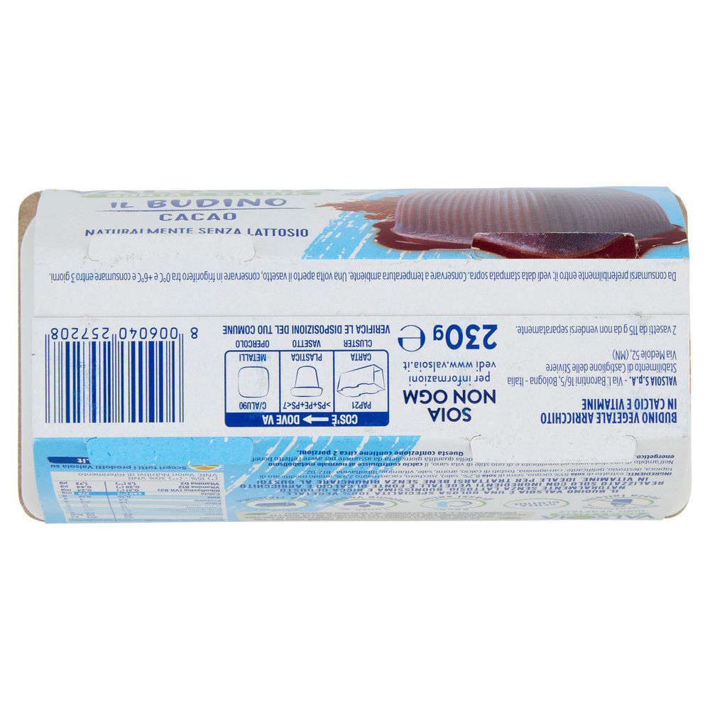 BUDINO VALSOIA CACAO EXTRA CALCIO 2X115 G - 4