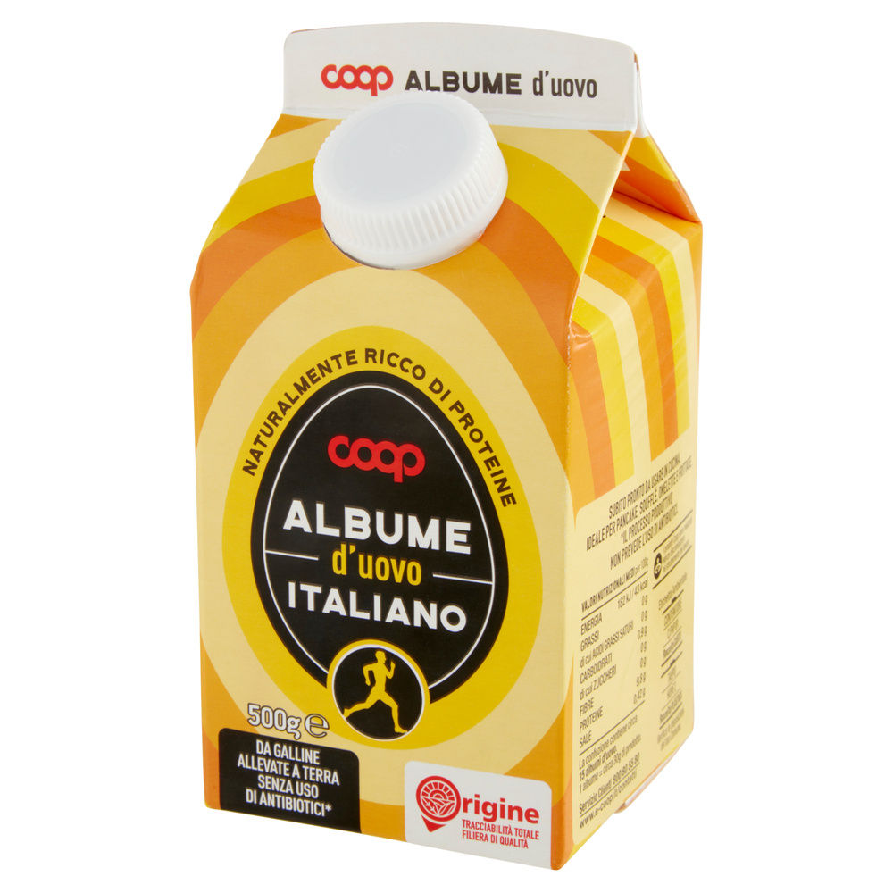 ALBUME D'UOVA DA GALLINE ALLEVATE A TERRA SENZA ANTIBIOTICI ORIGINE COOP G 500 - 8