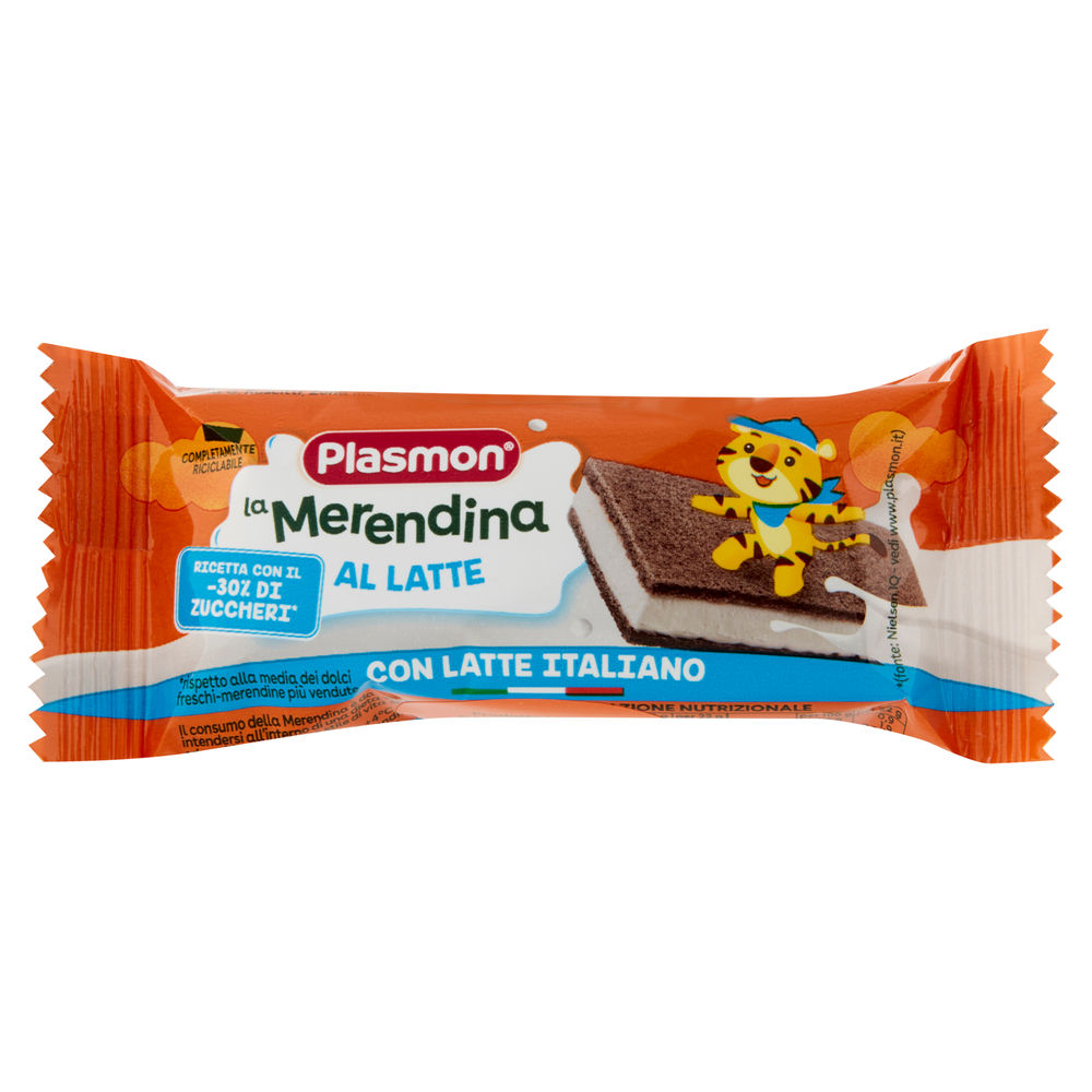 MERENDINA AL LATTE PLASMON 4X22G - 0