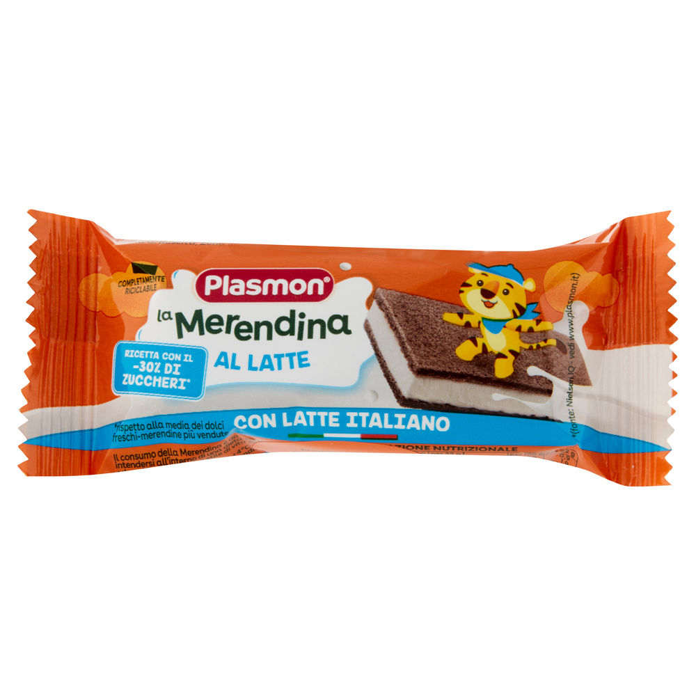 MERENDINA AL LATTE PLASMON 4X22G - 7