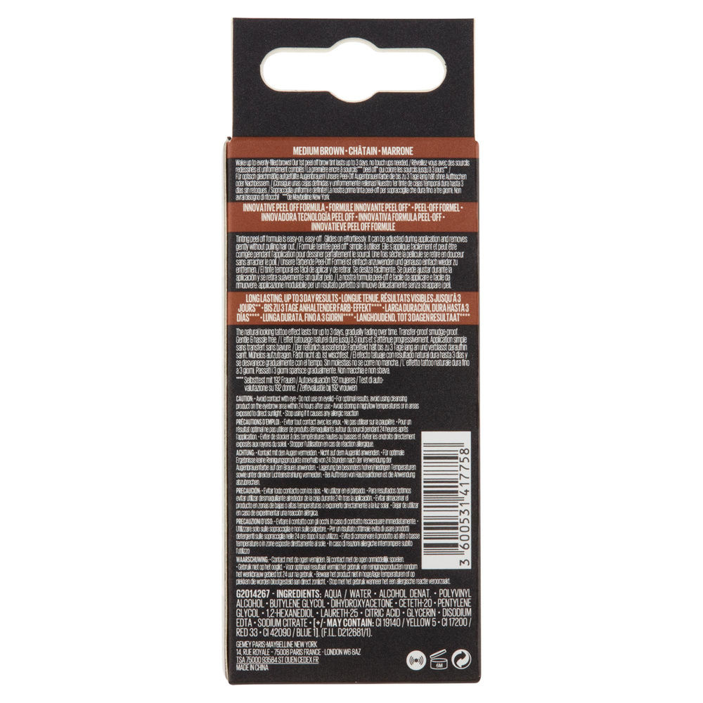 BROW TATTOO 2 MAYBELLINE PZ 1 - 1