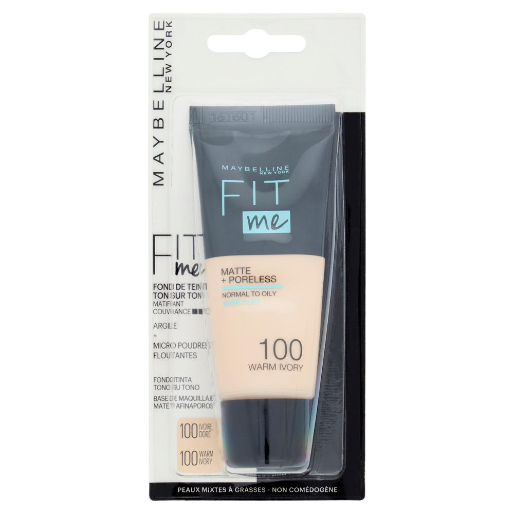 FONDOTINTA MAYBELLINE FIT ME MATTE WARM - 0