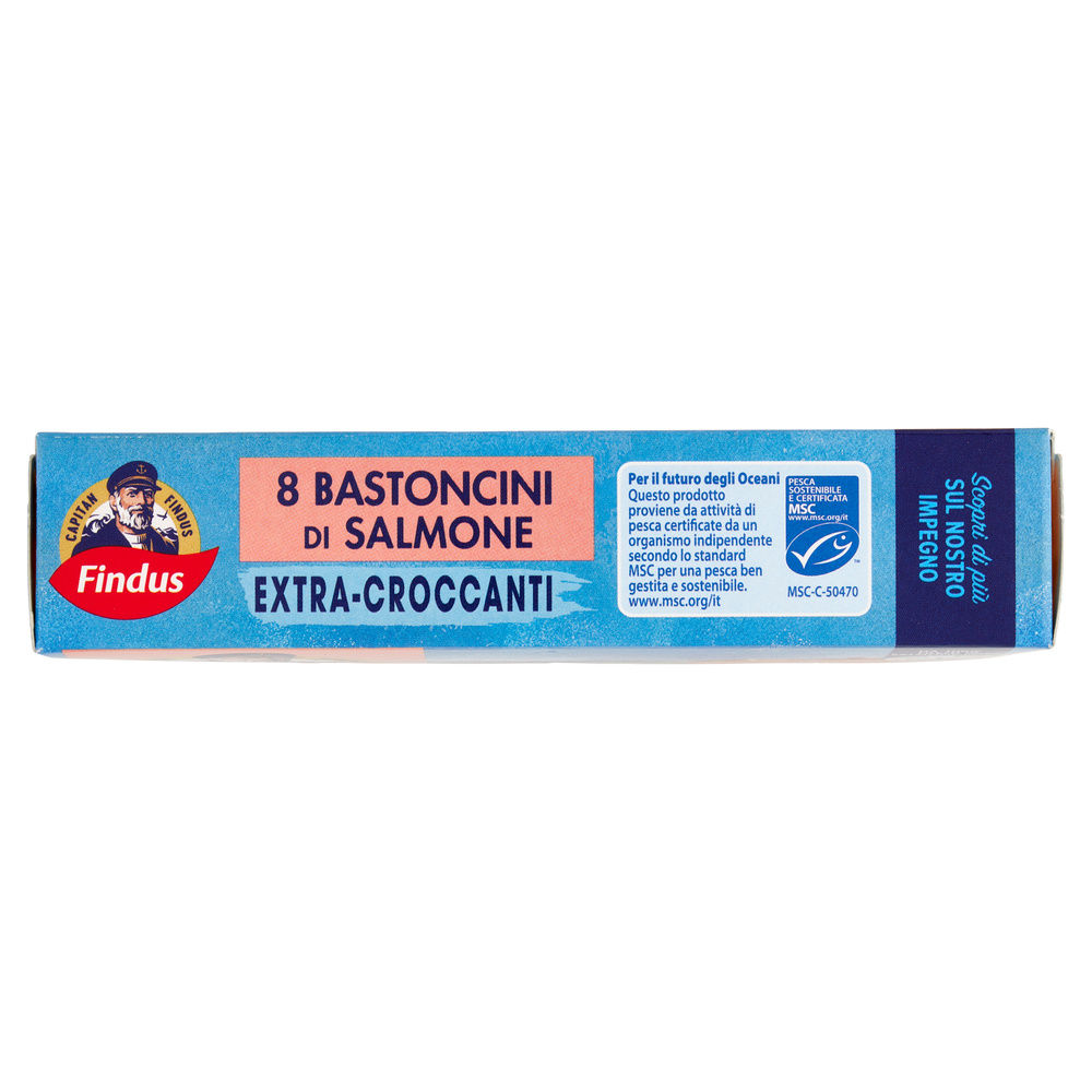 8 BASTONCINI DI SALMONE MSC CAPITAN FINDUS SCATOLA G 200 - 6