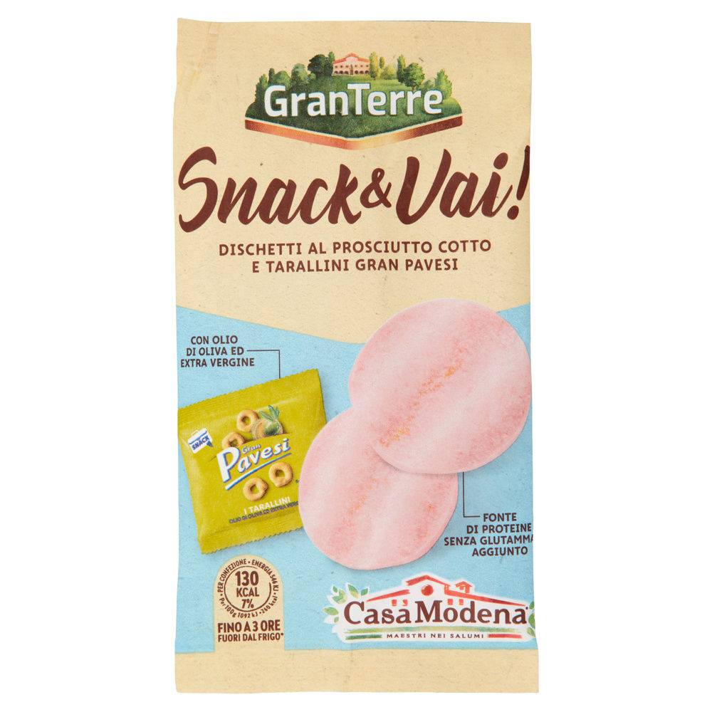 PROSCIUTTO COTTO CON TARALLI CASA MODENA SNACK & VAI G 50 - 6