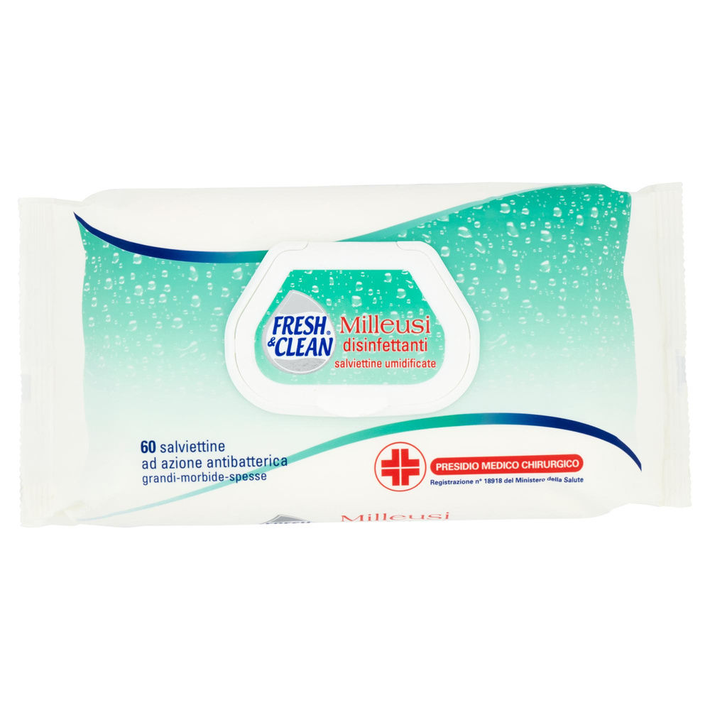 SALVIETTE FRESH & CLEAN DISINFETTANTE PZ 60 - 3